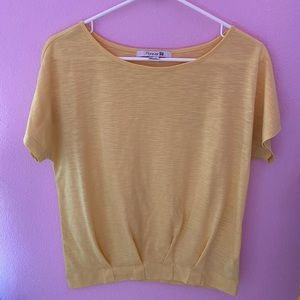 Forever 21 yellow top